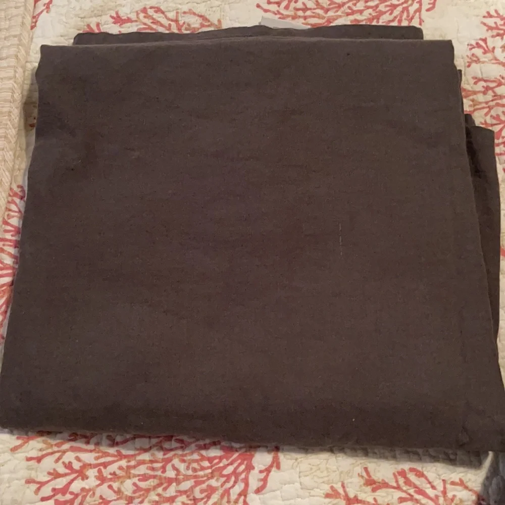 Restoration Hardware Textured Linen Drapes